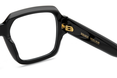 Men Premium Dsquared2 Eyeglasses: D2 0148 - Black(2) - SpecSMART Eye Clinic (Zoom View)